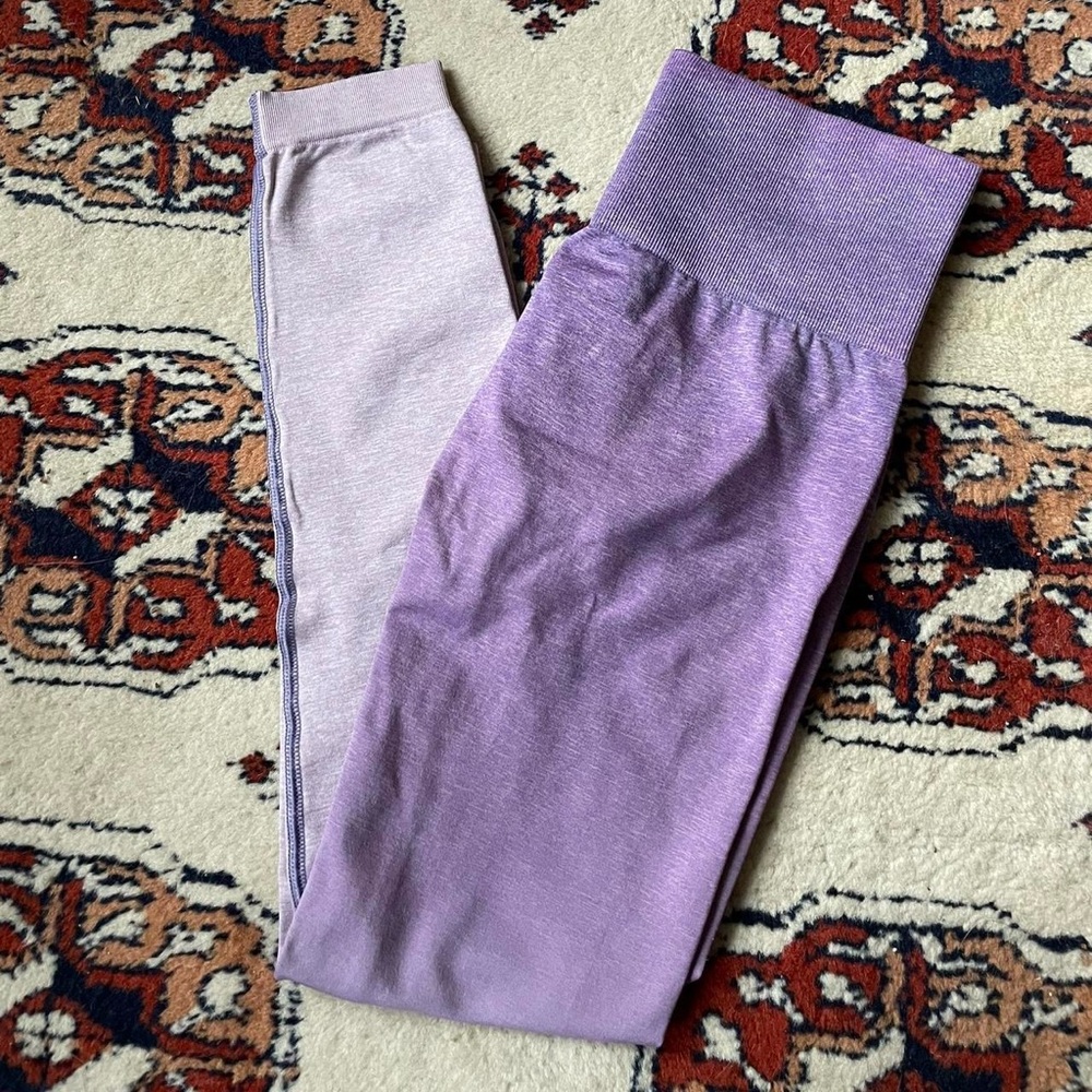 Gymshark Adapt Ombre Leggings in purple - Picture 4 of 8